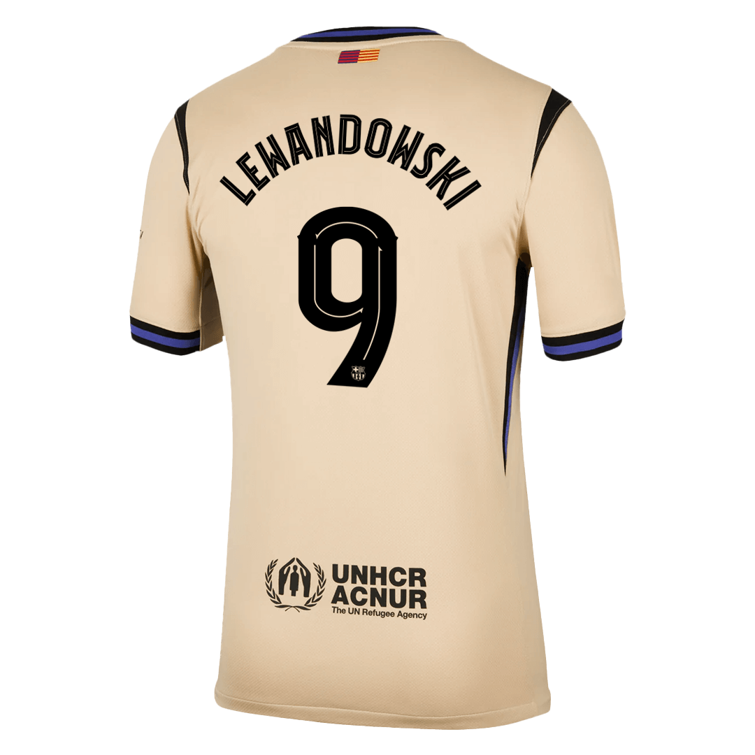 LEWANDOWSKI #9 Barcelona Away Soccer Jersey 2025/26 -UCL - Image 3