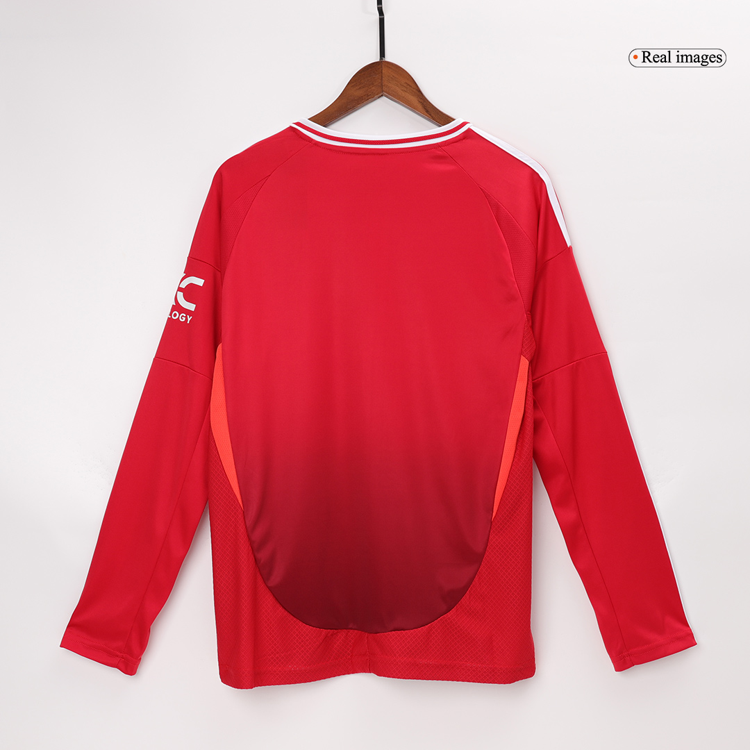 Manchester United Home Long Sleeve Soccer Jersey 2024/25 - Image 6