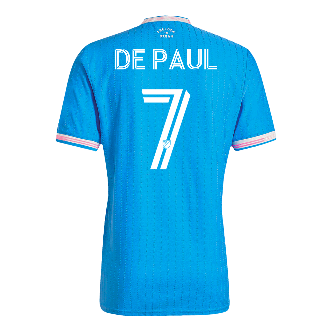 Authentic DE PAUL #7 Inter Miami CF Third Away Soccer Jersey 2025 - Image 3