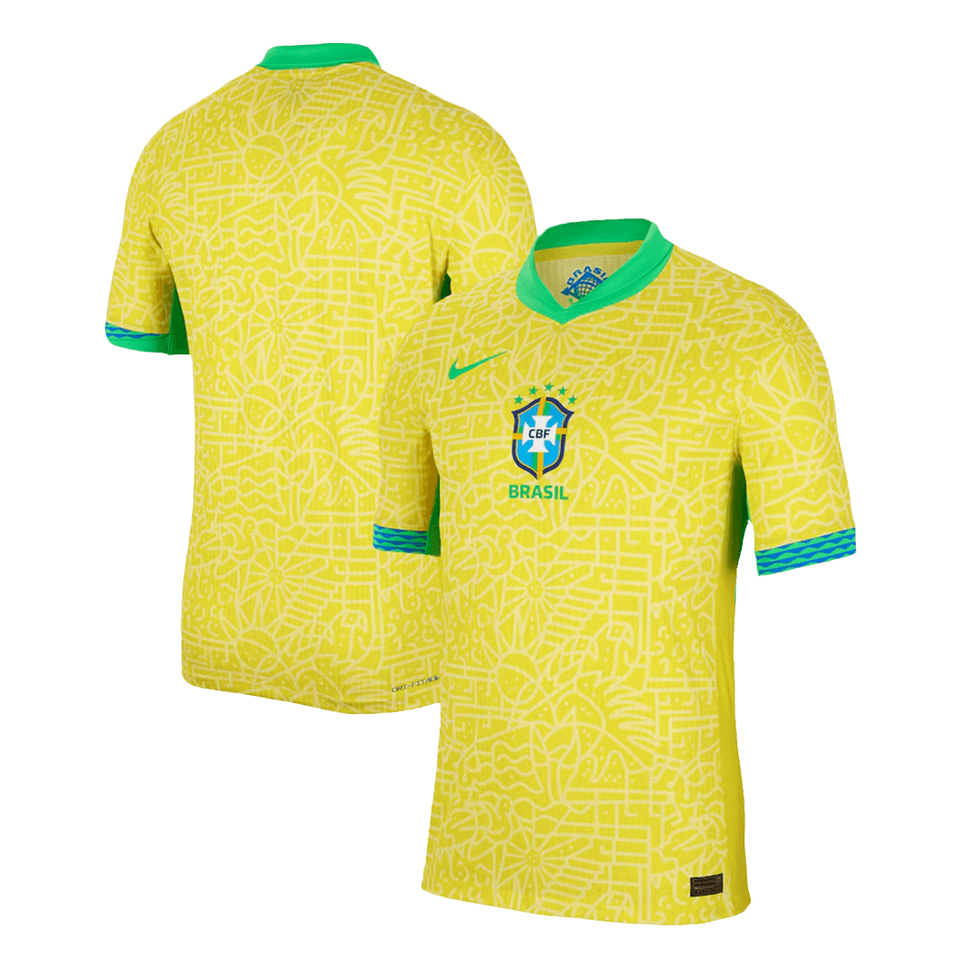 Authentic Brazil Home Soccer Jersey Copa America 2024 - Image 3