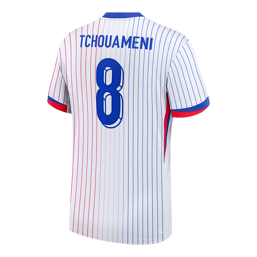 TCHOUAMENI #8 France Away Soccer Jersey 2024 - Image 3