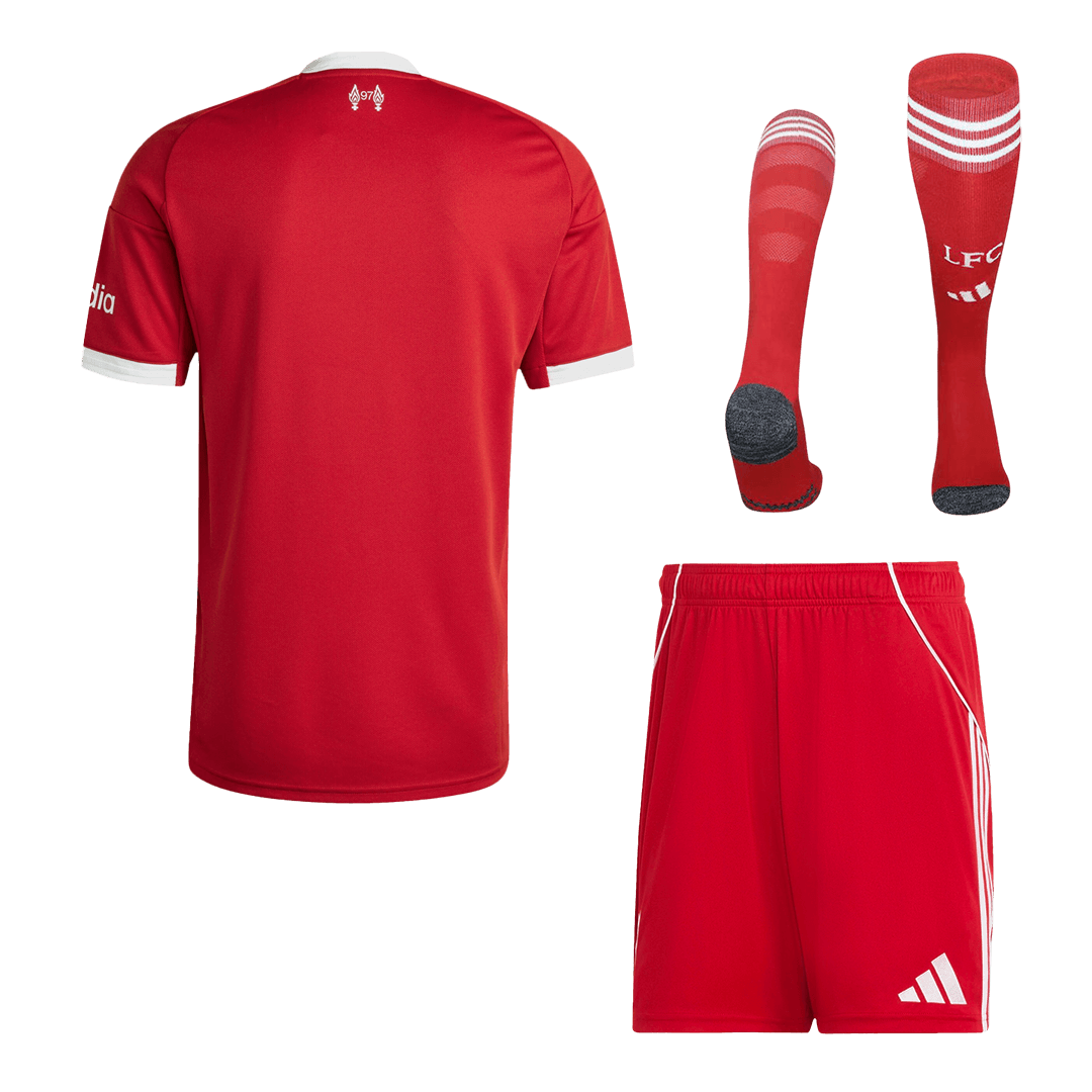 Liverpool Home Soccer Jersey Kit(Jersey+Shorts+Socks) 2025/26 - Image 2