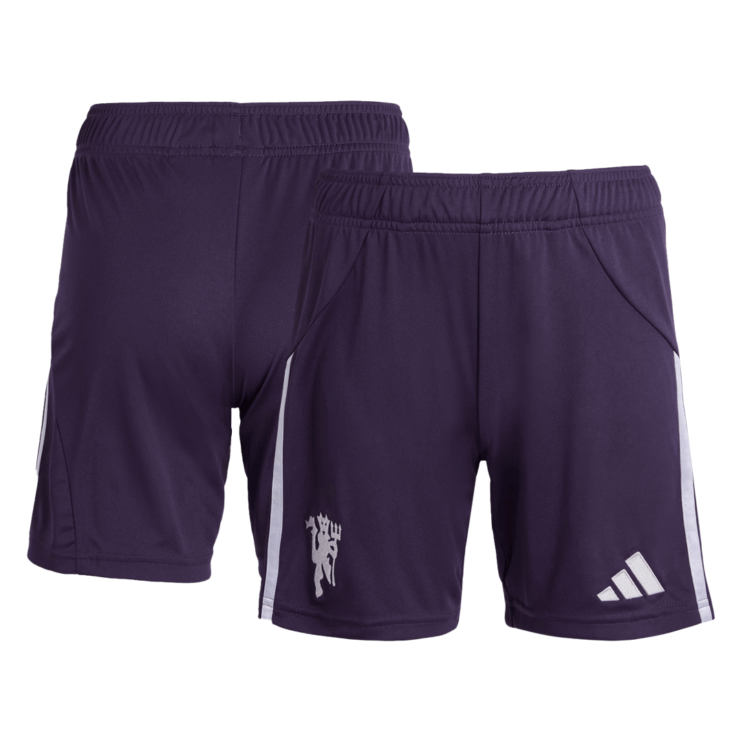 Manchester United Away Soccer Jersey Kit(Jersey+Shorts+Socks) 2025/26 - Image 3