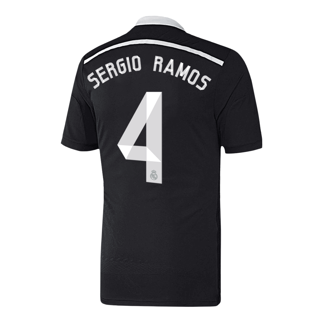 Retro SERGIO RAMOS #4 2014/15 Real Madrid Third Away Soccer Jersey