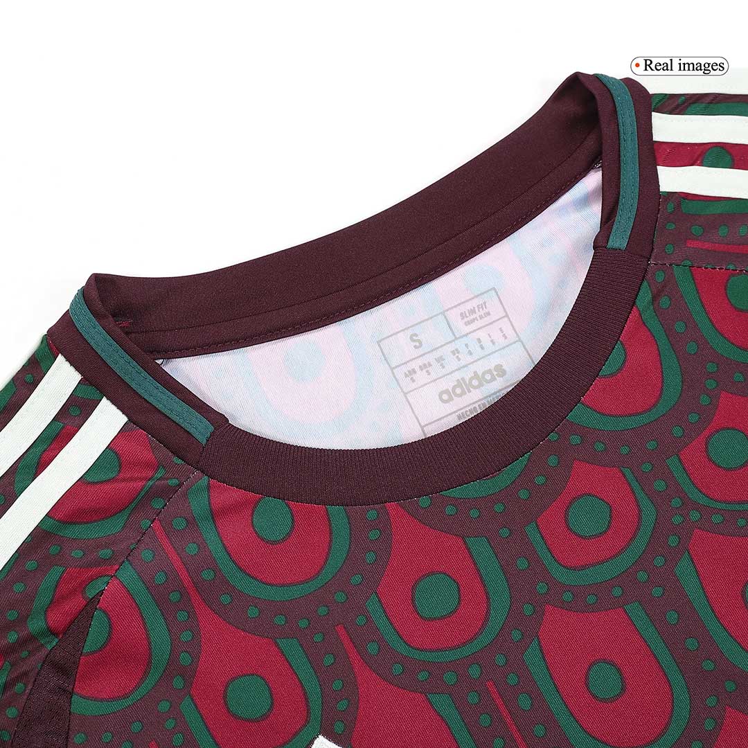 Mexico Home Long Sleeve Soccer Jersey Copa America 2024 - Image 6