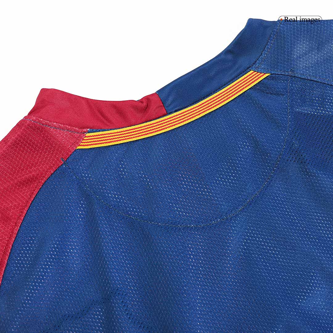 Retro A.INIESTA #8 2008/09 Barcelona Home Soccer Jersey - Image 7