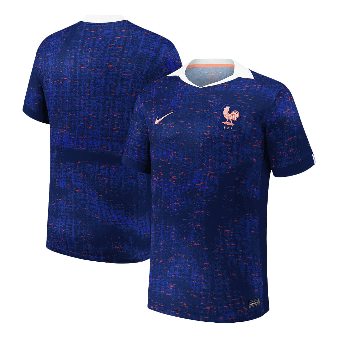 France Home Soccer Jersey 2025 - Women's Euro - Image 3