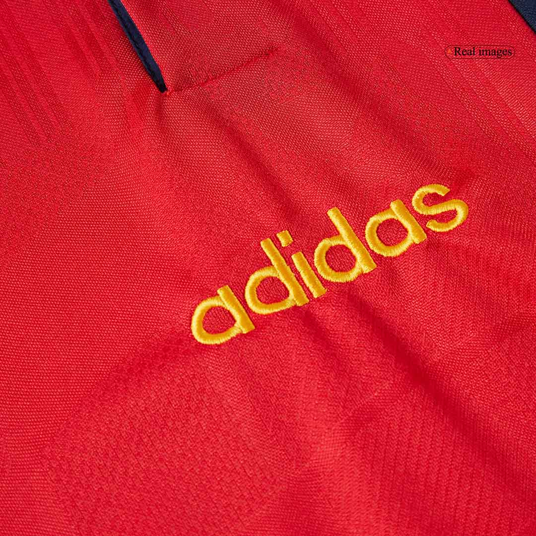 Retro 1996 Spain Home Soccer Jersey - Image 10
