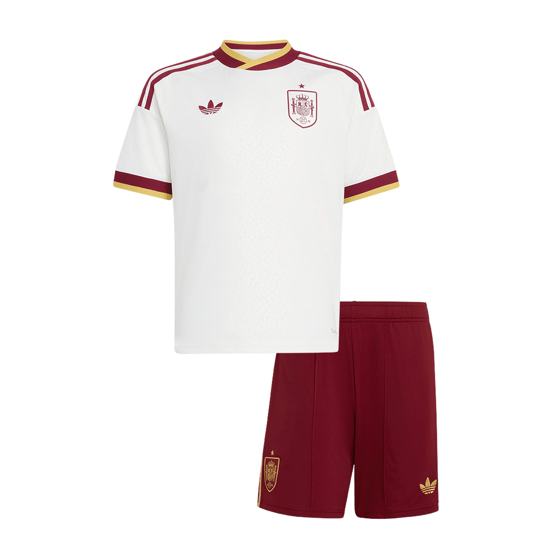 Kid's Spain Away Soccer Jersey 2026