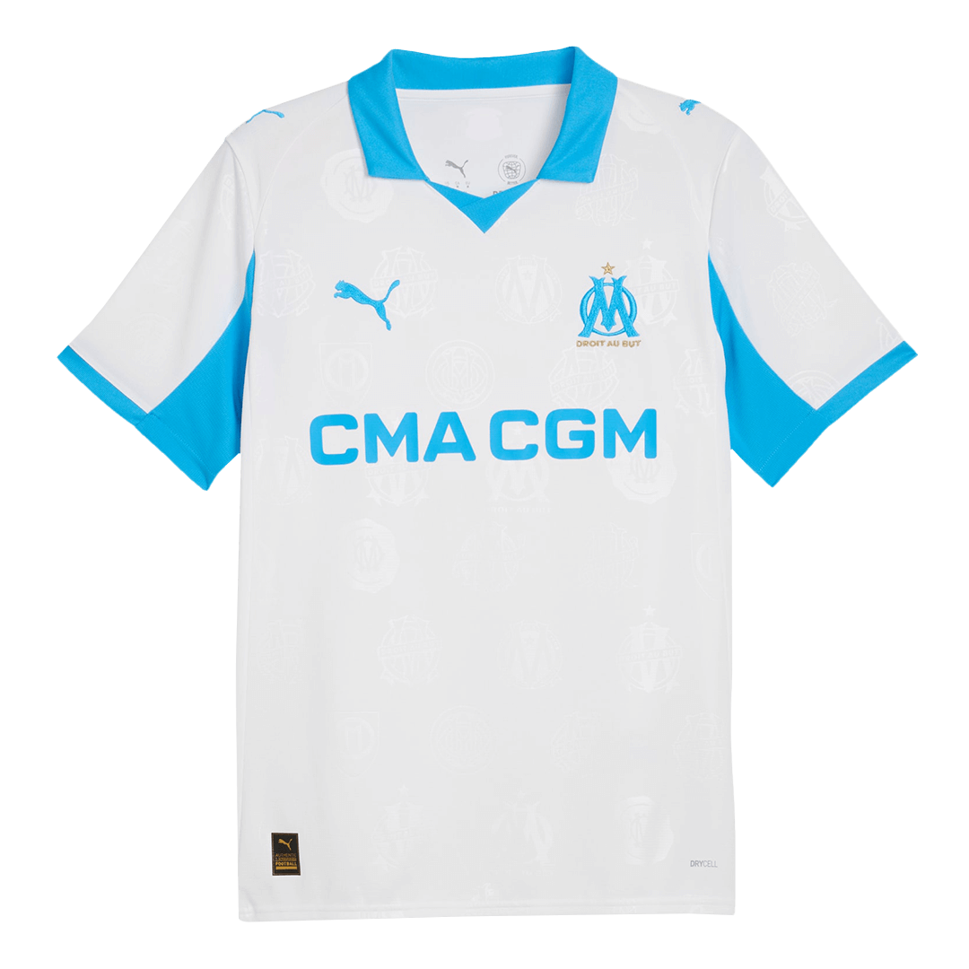 RABIOT #25 Marseille Home Soccer Jersey 2025/26 - Image 4