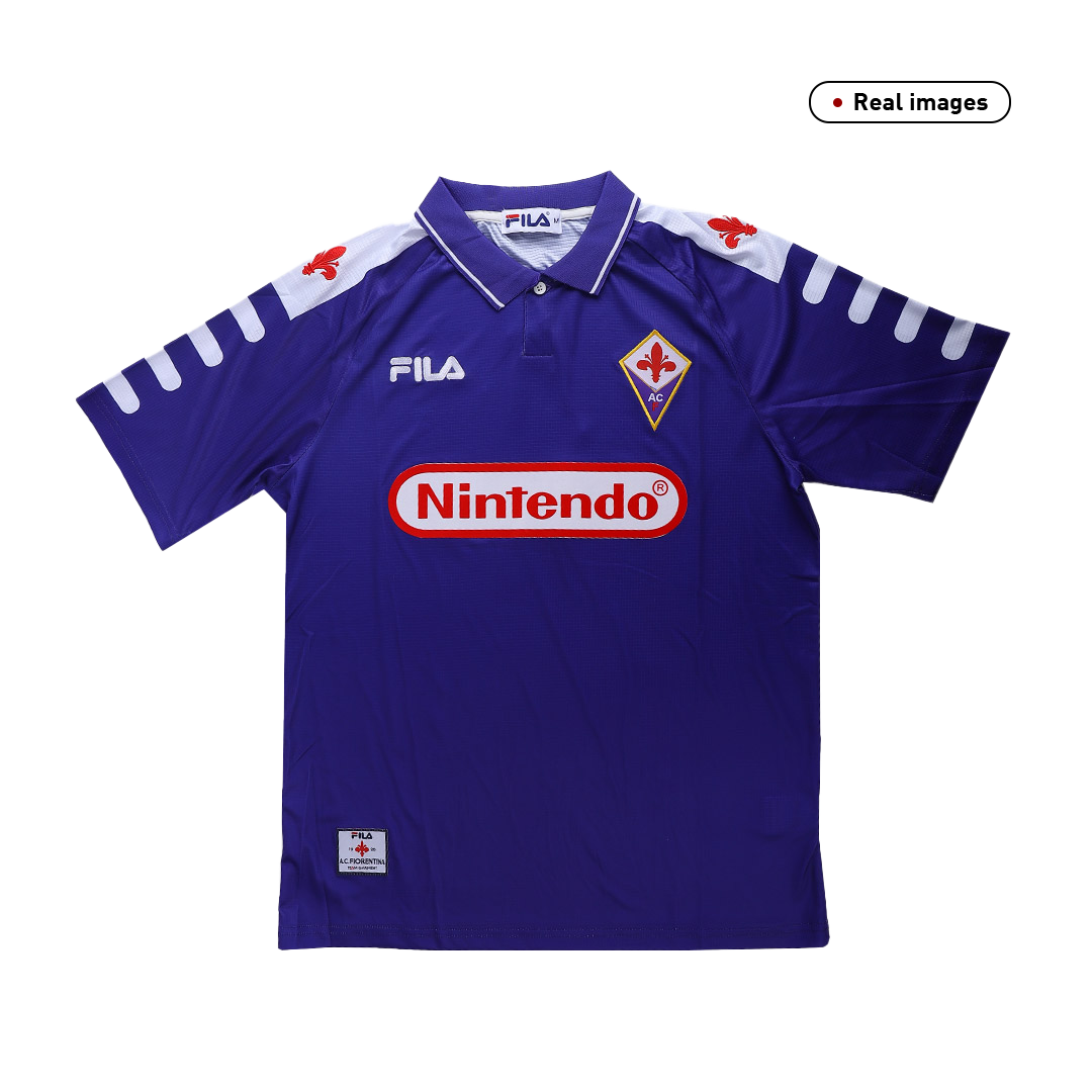 Retro 1998/99 Fiorentina Home Soccer Jersey - Image 3