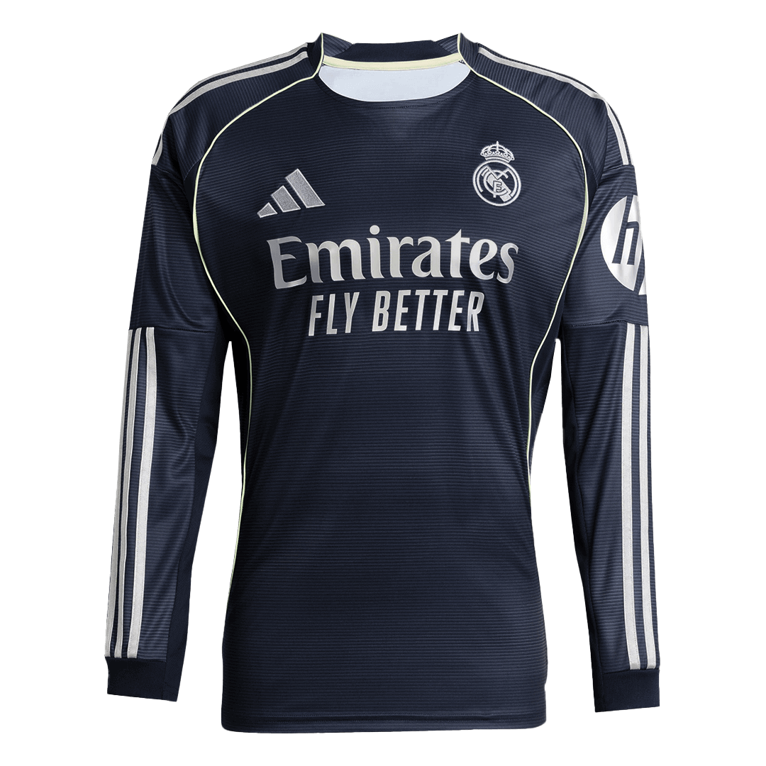 Real Madrid Away Long Sleeve Soccer Jersey 2025/26 - Image 4
