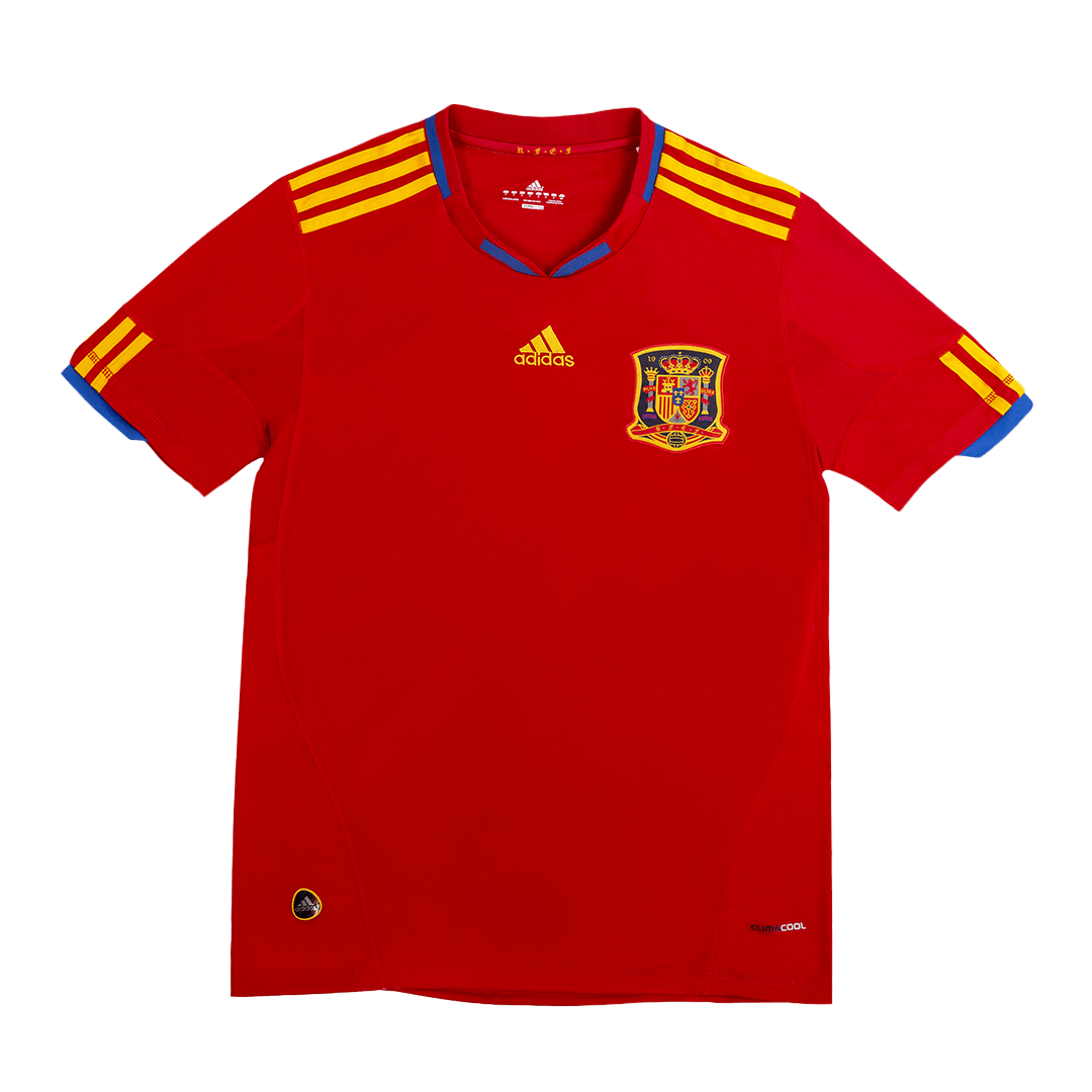 Retro 2010 Spain Home Soccer Jersey - Image 4