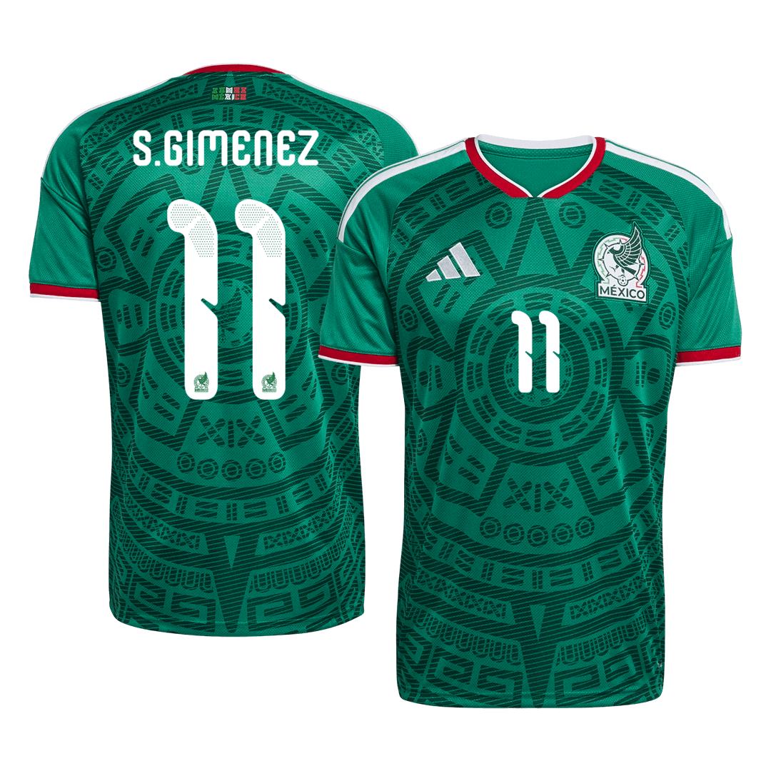 S.GIMENEZ #11 Mexico Home Soccer Jersey 2026