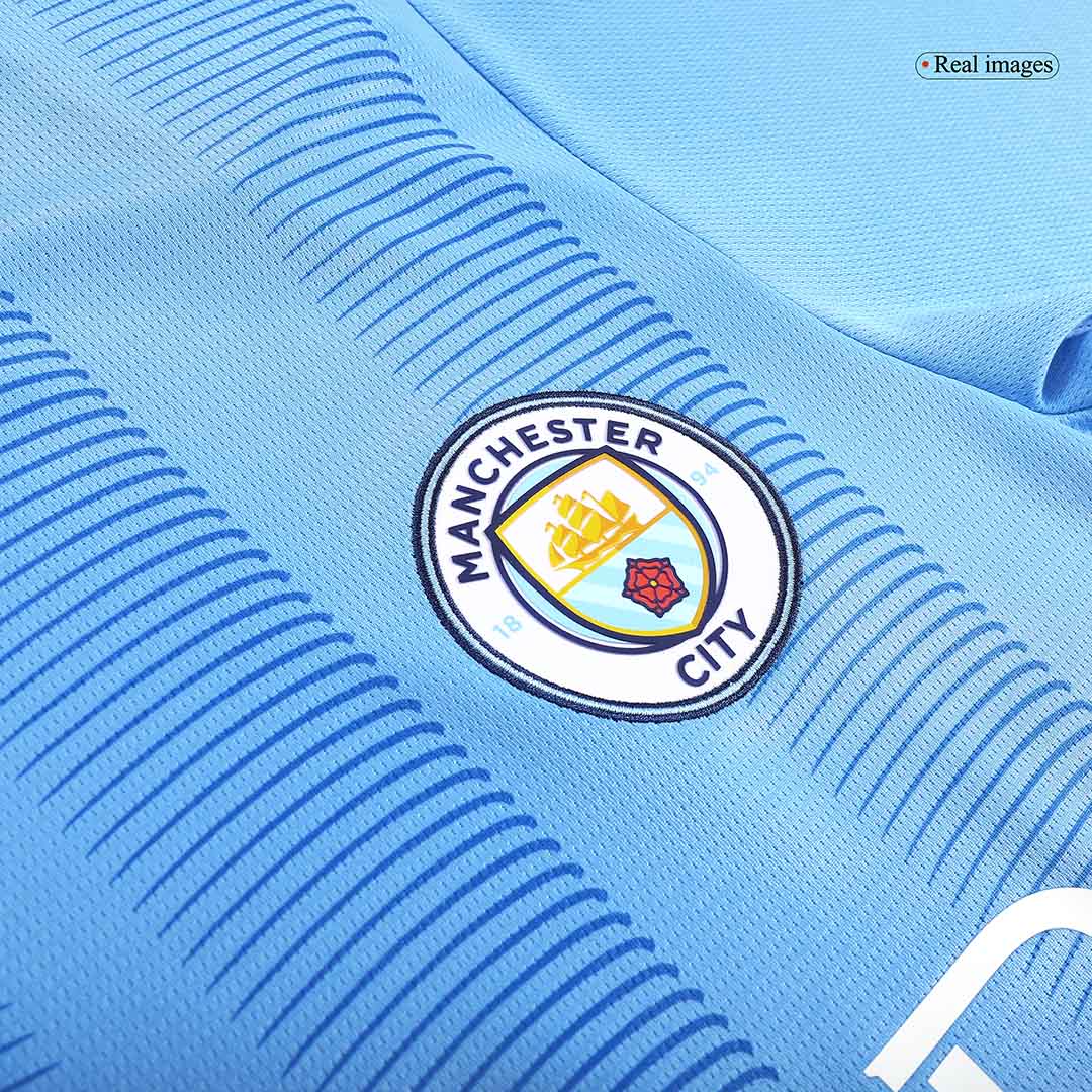 J.ALVAREZ #19 Manchester City Home Soccer Jersey 2023/24 - Image 6