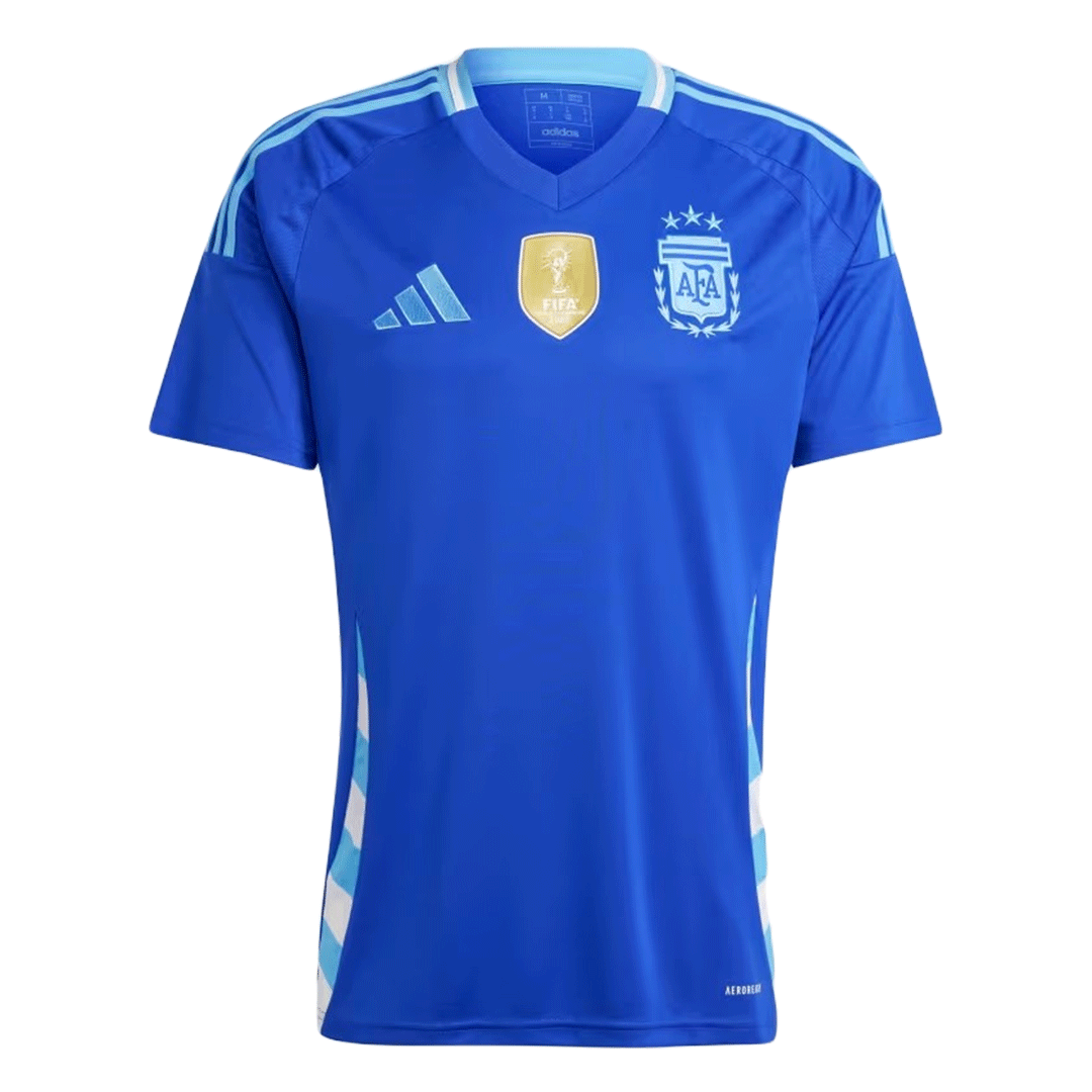 Argentina Away Soccer Jersey Kit(Jersey+Shorts) 2024 - Image 3