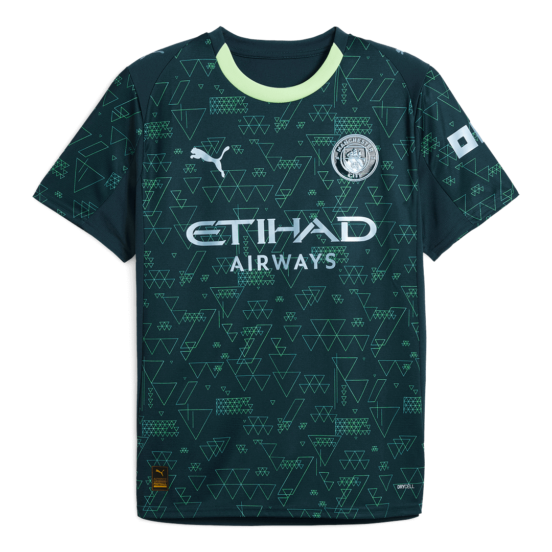Manchester City Fourth Away Soccer Jersey 2025/26 - Image 4