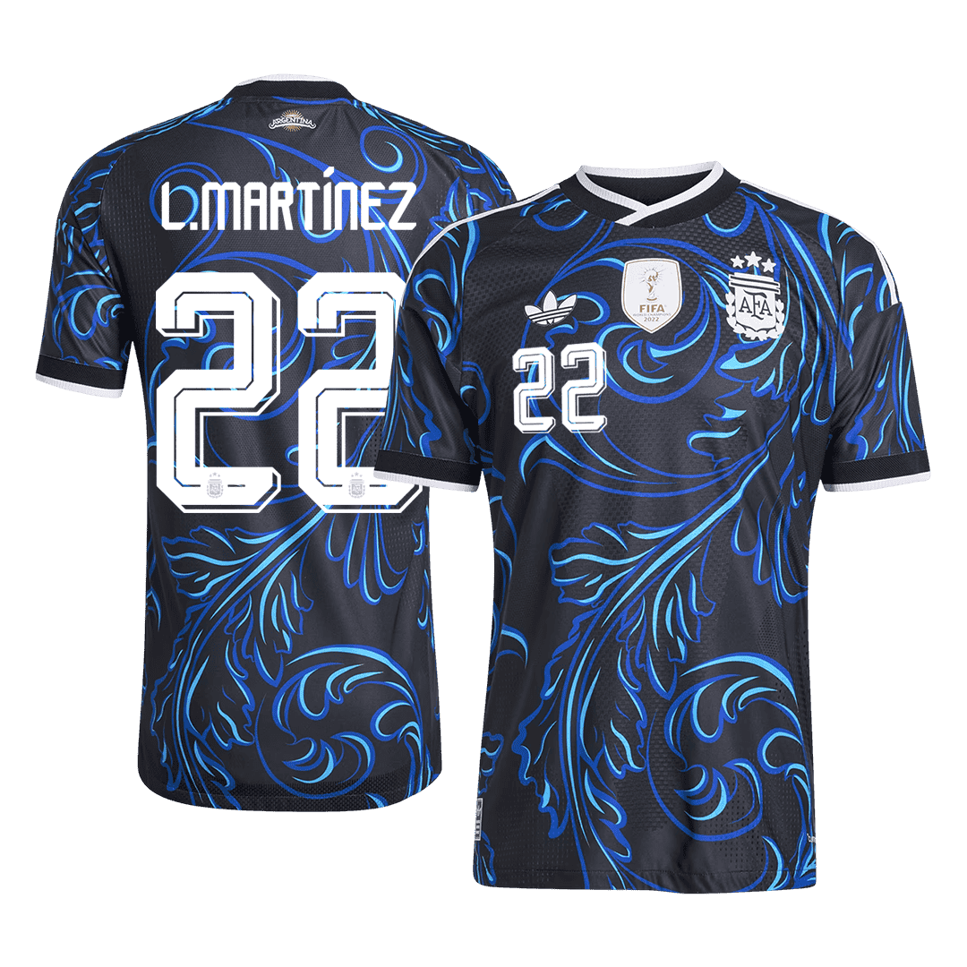 L. MARTÍNEZ #22 Argentina Away Soccer Jersey 2026 Player Version