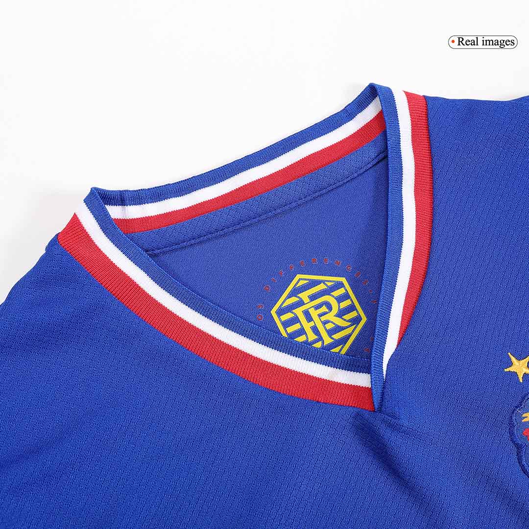 Kid's France Home Soccer Jersey Kit(Jersey+Shorts) Euro 2024 - Image 8