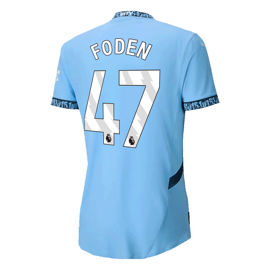 FODEN #47 Manchester City Home Soccer Jersey 2024/25 Player Version - Image 3