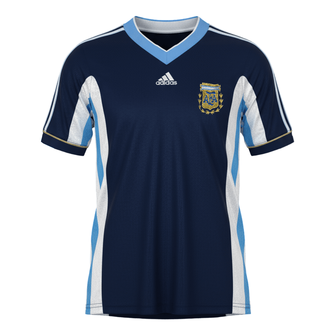 Retro 1998 Argentina Away Soccer Jersey - Image 4
