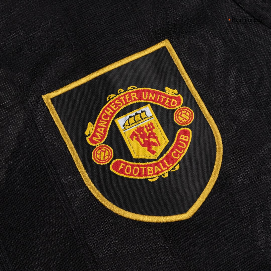 Retro 1993/94 Manchester United Away Long Sleeve Soccer Jersey - Image 6