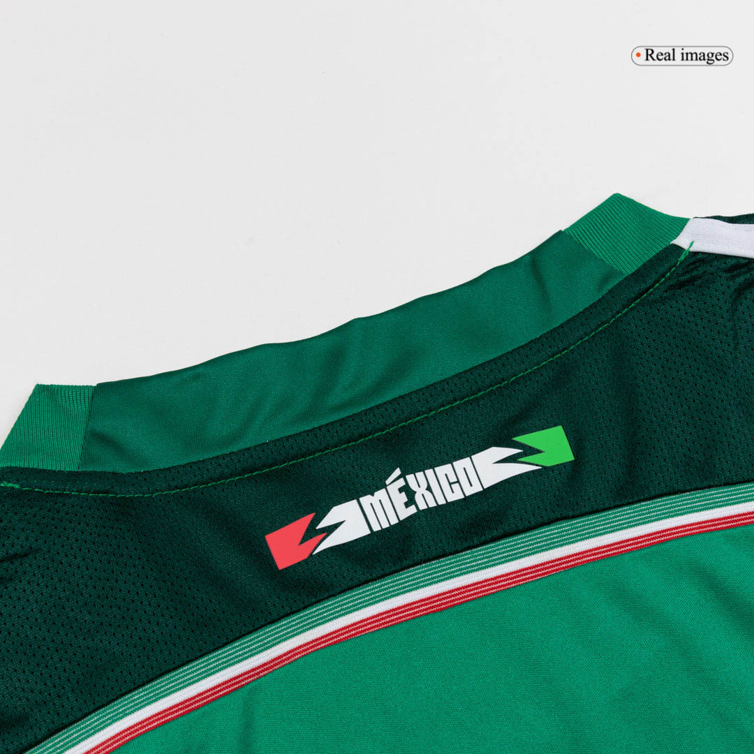 Retro 2014 Mexico Home Soccer Jersey - Image 8