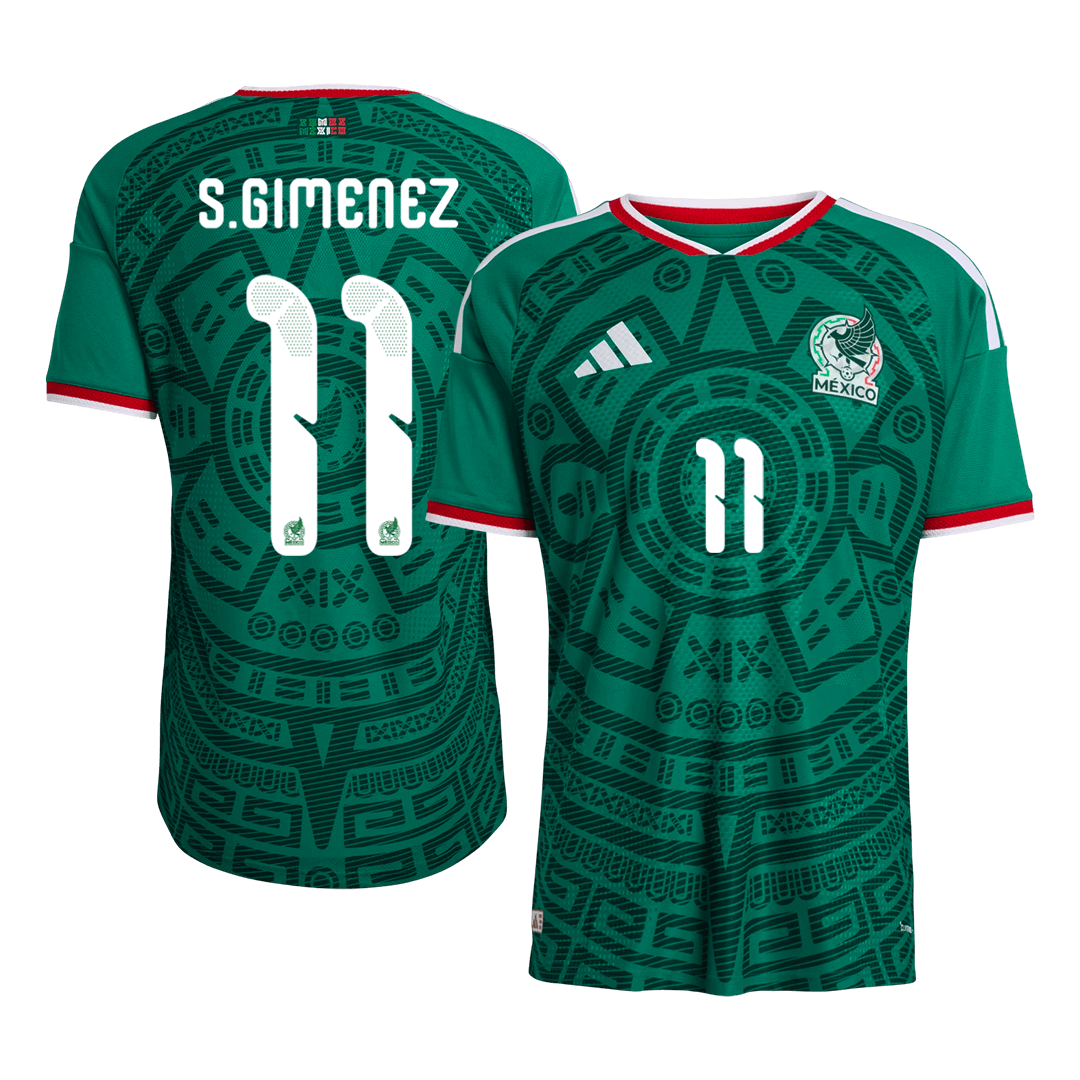 S.GIMENEZ #11 Mexico Home Soccer Jersey 2026 Player Version