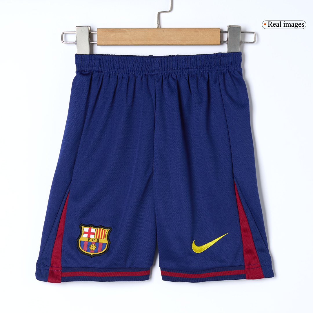 Kid's Barcelona Home Soccer Jersey Kit(Jersey+Shorts+Socks) 2025/26 - Image 5