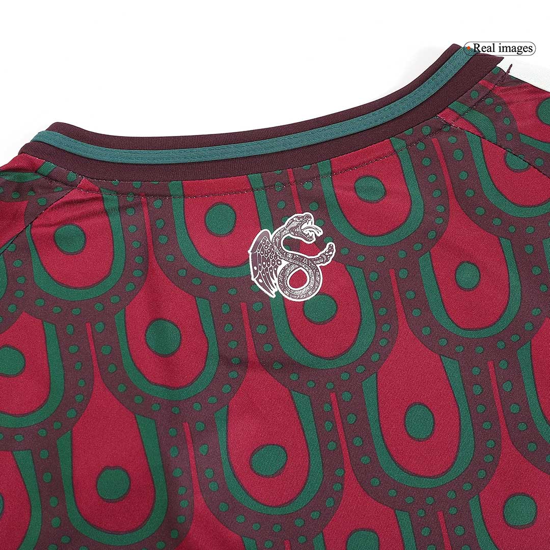 Mexico Home Long Sleeve Soccer Jersey Copa America 2024 - Image 11