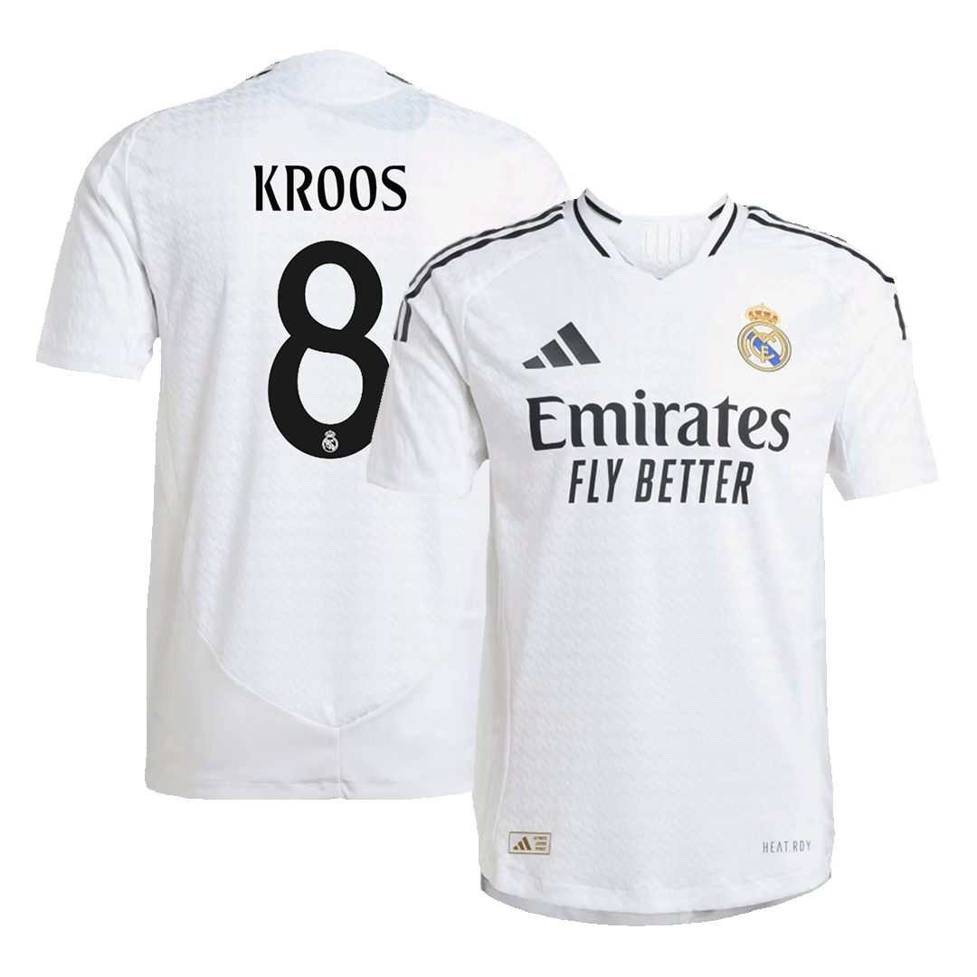 KROOS #8 Real Madrid Home Soccer Jersey 2024/25 Player Version