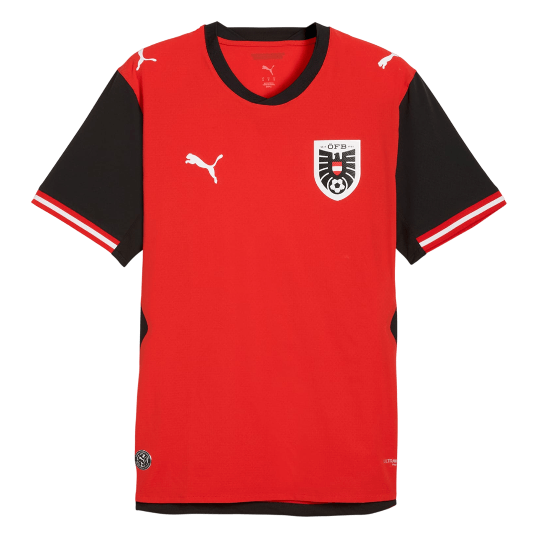 Austria Home Soccer Jersey 2026 Player Version