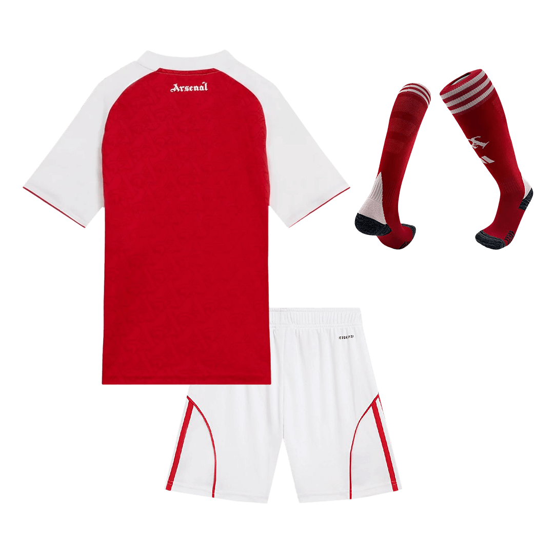 Kid's Arsenal Home Soccer Jersey Kit(Jersey+Shorts+Socks) 2025/26 - Image 2