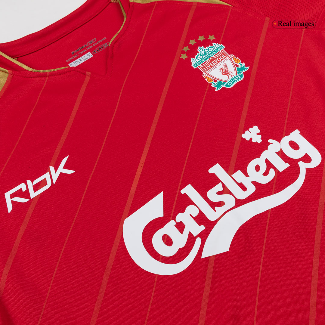 Retro 2005/06 Liverpool Home Soccer Jersey - Image 6