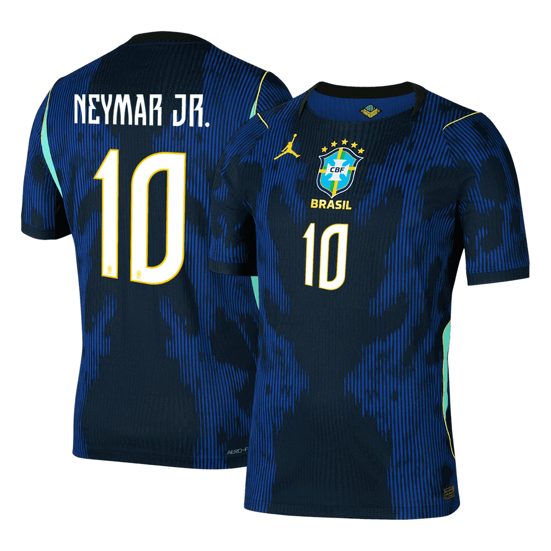 NEYMAR JR. #10 Brazil Away Soccer Jersey 2026 Player Version