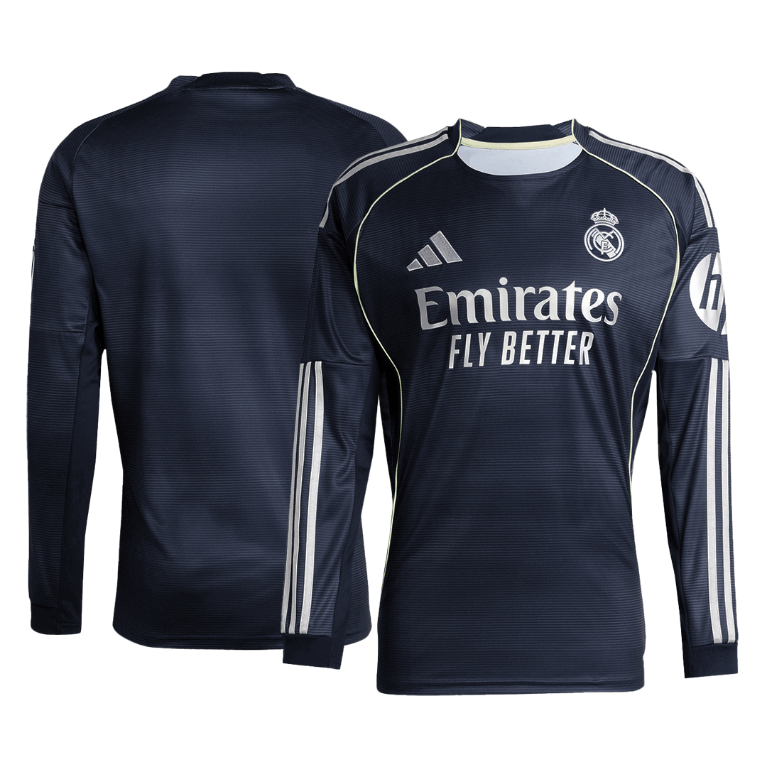 Real Madrid Away Long Sleeve Soccer Jersey 2025/26 - Image 3