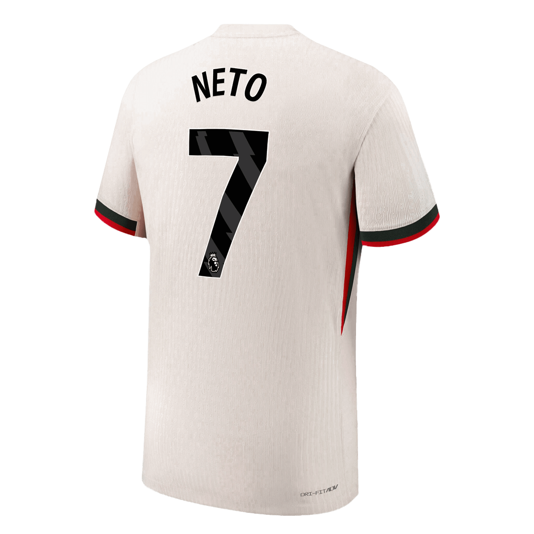 NETO #7 Chelsea Away Soccer Jersey 2025/26 Player Version - Image 3