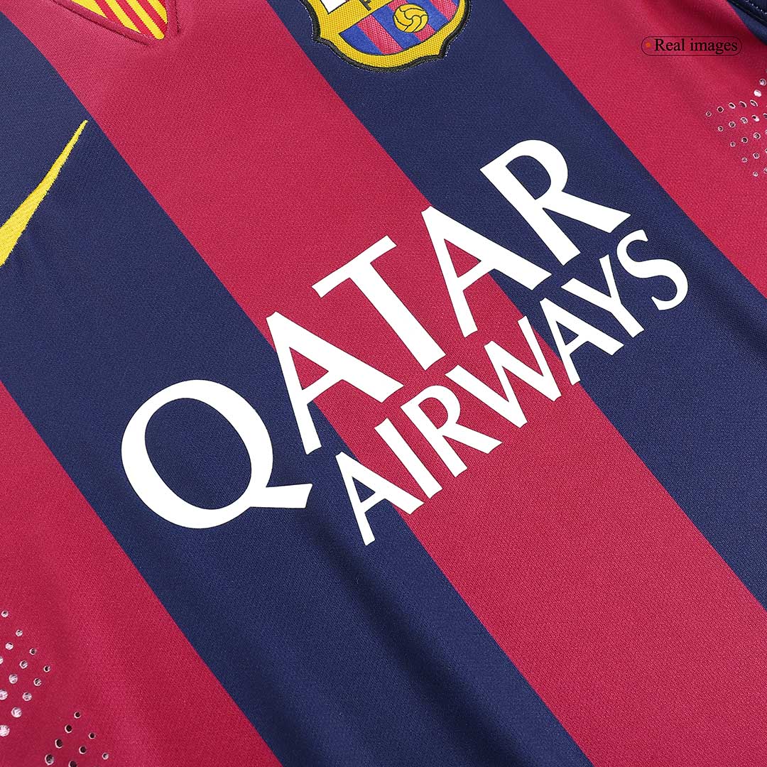 Retro MESSI #10 2014/15 Barcelona Home Soccer Jersey - Image 5