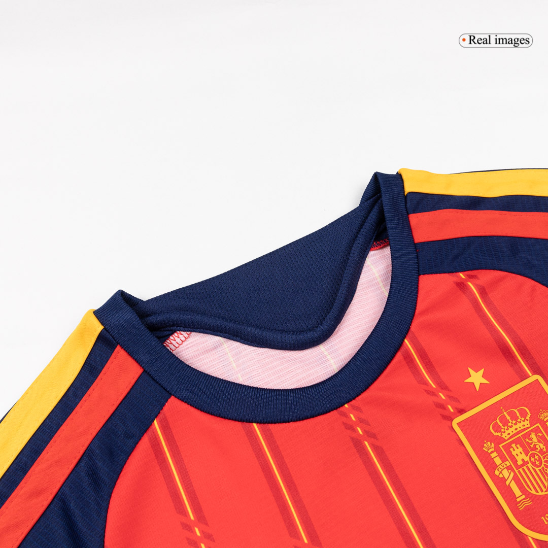 Kid's Spain Home Soccer Jersey Kit(Jersey+Shorts+Socks) 2026 - Image 3