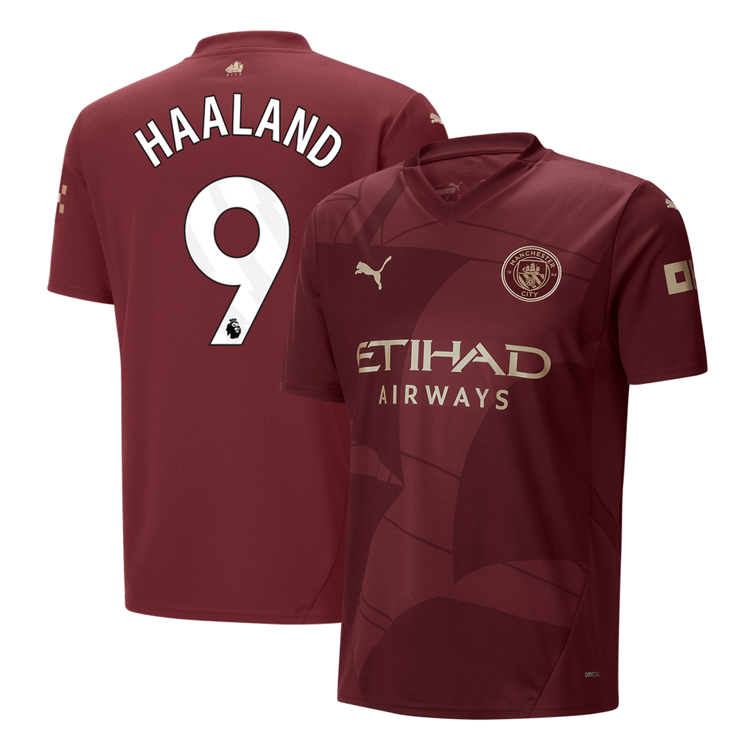HAALAND #9 Manchester City Third Away Soccer Jersey 2024/25