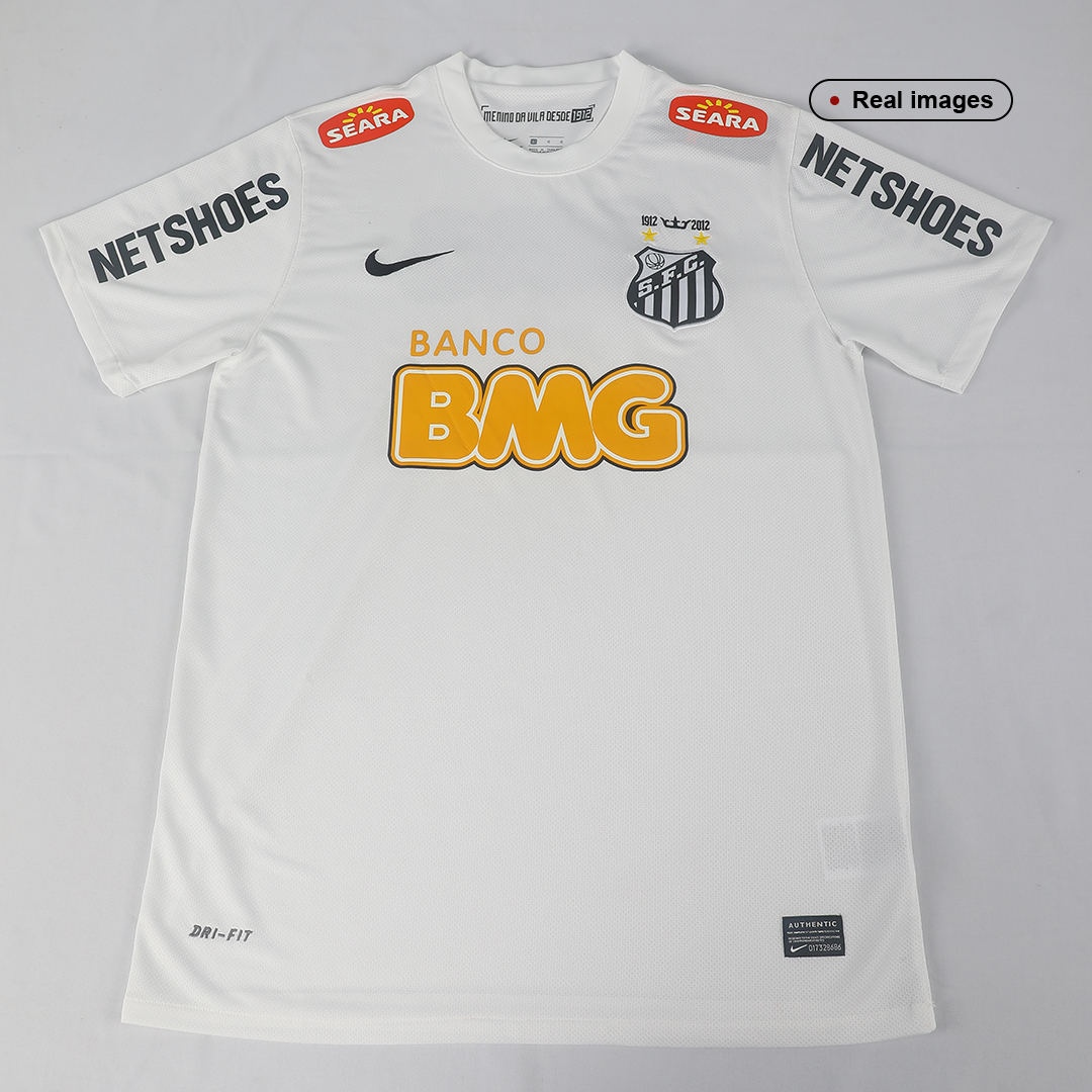 Retro NEYMAR JR #11 2012 Santos FC Home Soccer Jersey - Image 10
