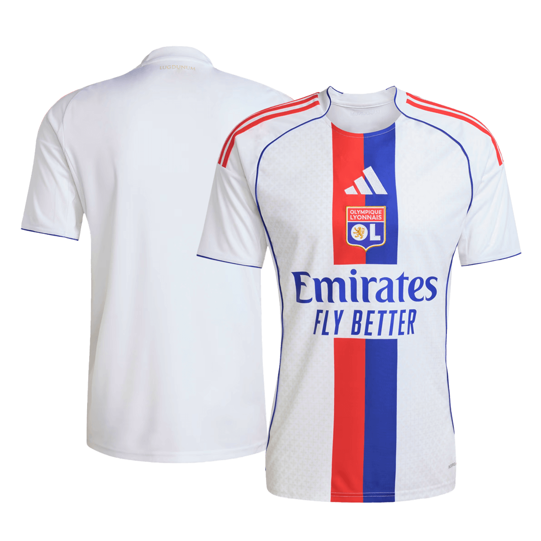Olympique Lyonnais Home Soccer Jersey 2025/26 - Image 3