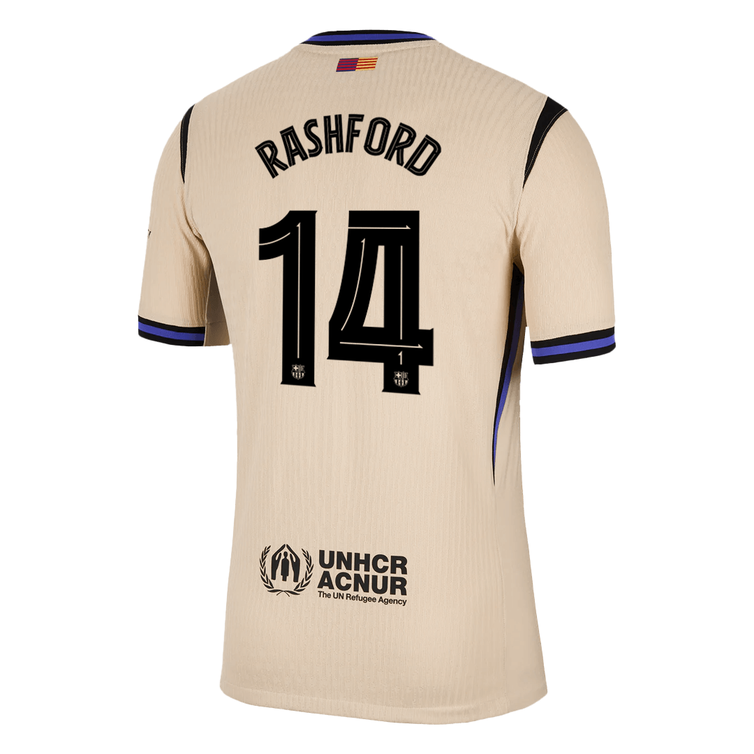 RASHFORD #14 Barcelona Away Soccer Jersey 2025/26 - UCL Player Version - Image 3