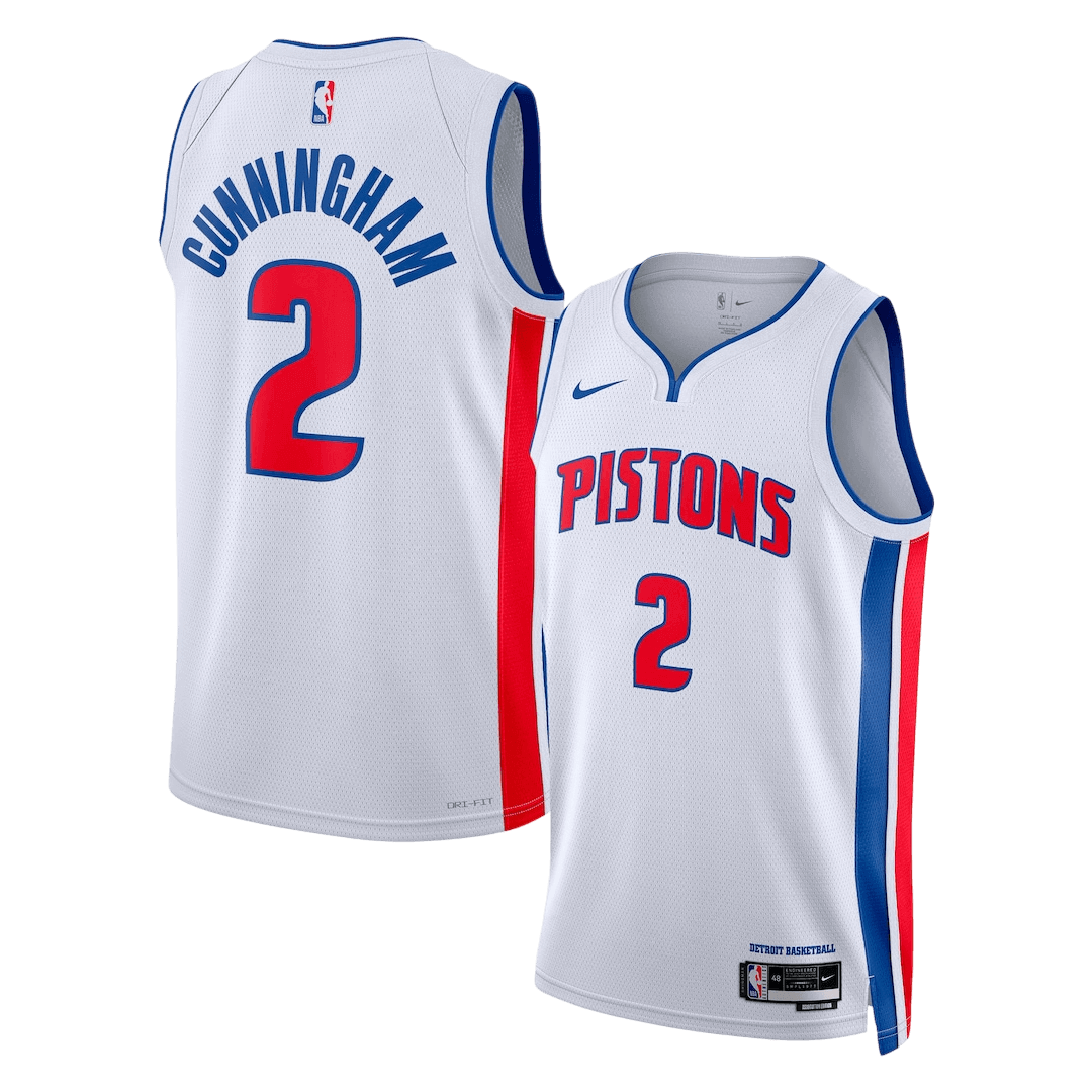 Detroit Pistons Cunningham #2 Swingman NBA Jersey - Association Edition