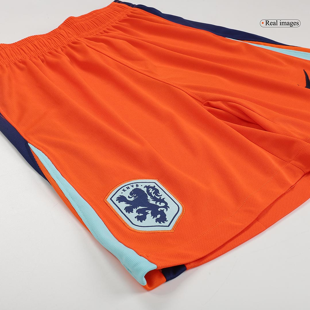 Netherlands Home Soccer Shorts Euro 2024 - Image 8