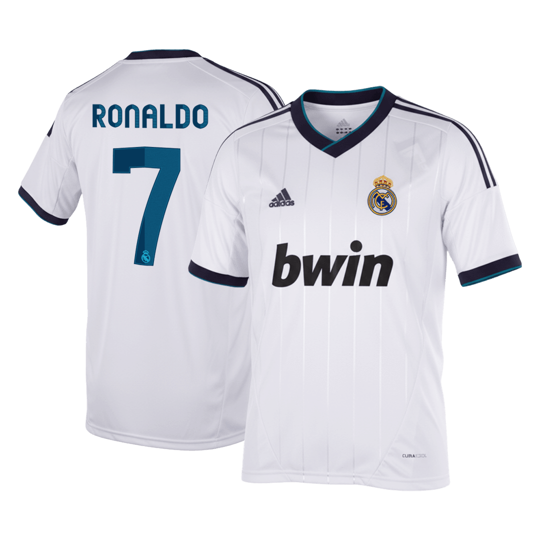 Retro RONALDO #7 2012/13 Real Madrid Home Soccer Jersey