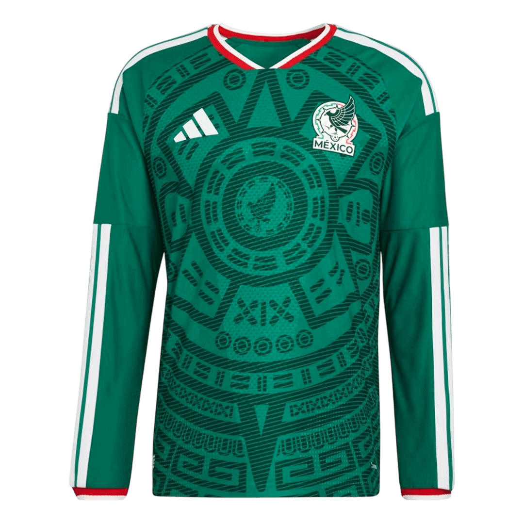 Mexico Home Long Sleeve Soccer Jersey 2026 - Image 4