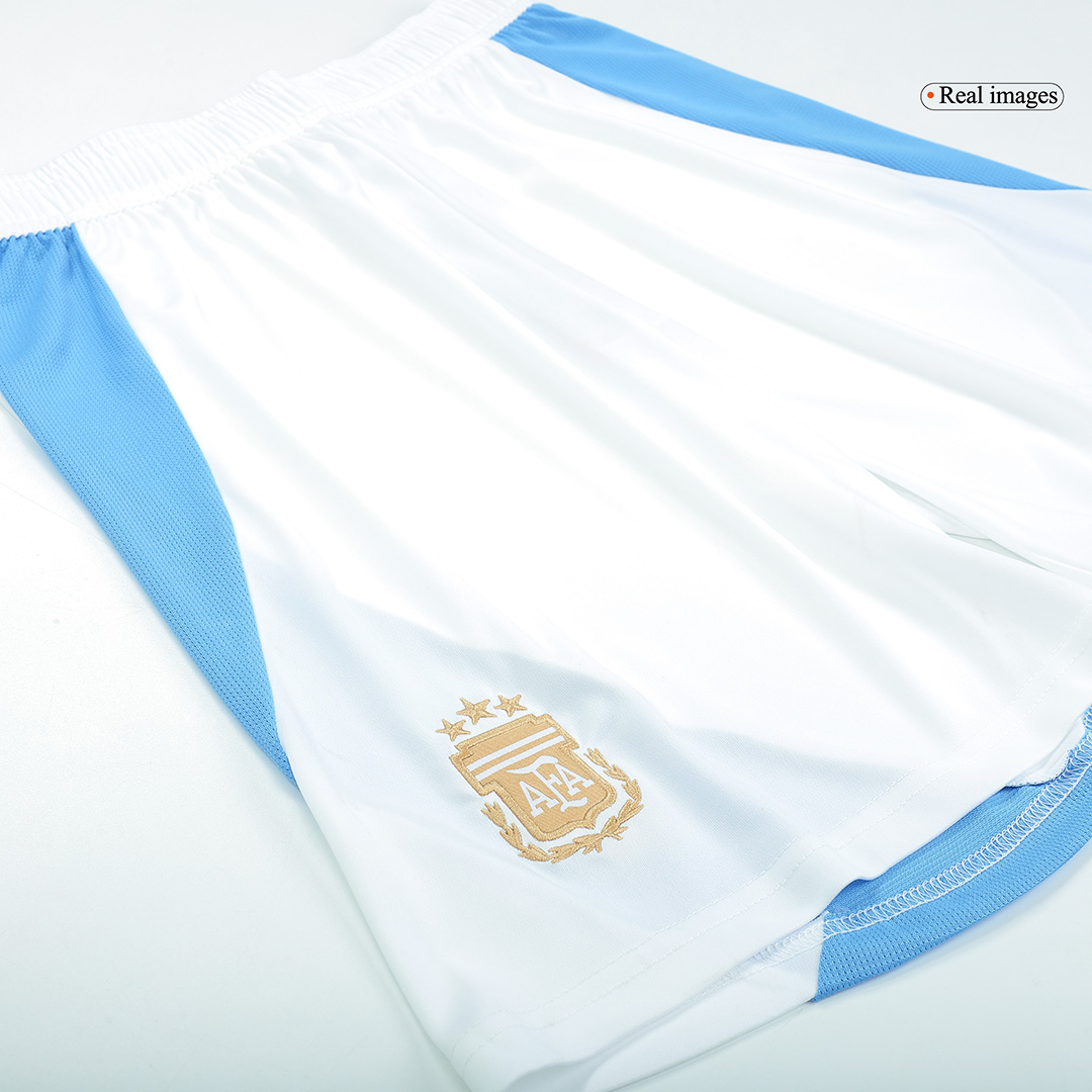 Argentina Home Soccer Shorts Copa America 2024 - Image 8