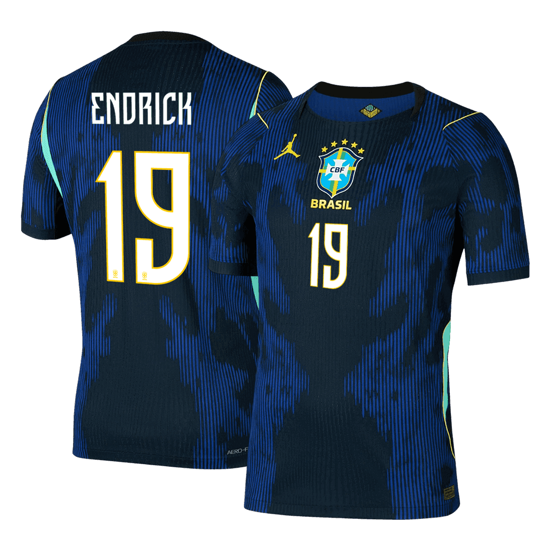 ENDRICK #19 Brazil Away Soccer Jersey 2026 Player Version
