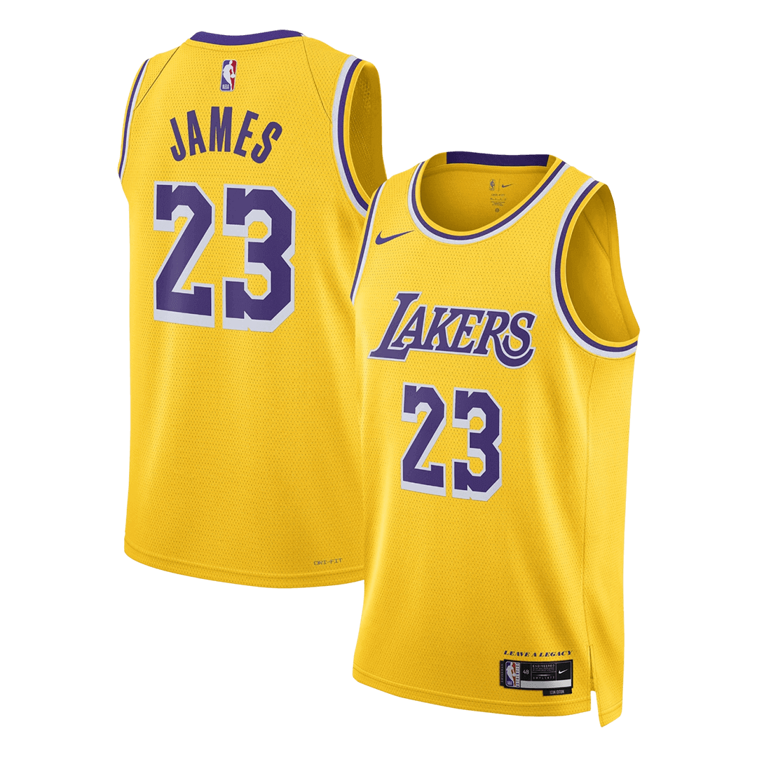 Los Angeles Lakers James #23 Swingman NBA Jersey - Icon Edition